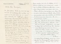 Fritz Lenz WW2 Geneticist German Nazi Party Hand Signed Letter