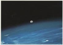 Full Moon From Space Shuttle Columbia Astronomy NASA Postcard
