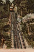 Funiculaire Territet-Glion Railway Switzerland Postcard