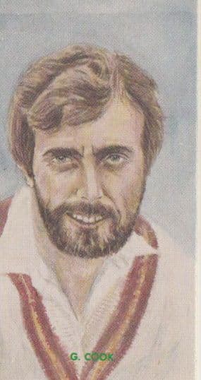 G Cook Northamptonshire Cricket Team Player Antique Cigarette Card