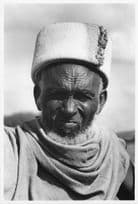 Gabbra Man Wearing Hat of Dabela Class Kenya Vintage African Photo