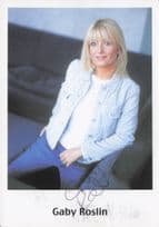 Gaby Roslin of The Big Breakfast TV Show Hand Signed Photo