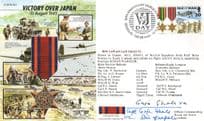 Gaje Ghale Nepalese Gurkha Victoria Cross WW2 Japan Victory Hand Signed FDC