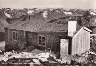 Galdhopiggen Jotunheimen Norway Real Photo Postcard