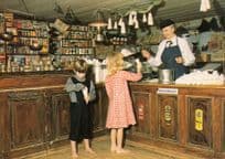 Gamla Linkoping Swedish Sweet Shop Postcard