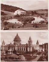 Garden Of Remembrance Floral Hall Pond Belfast 2x Postcard s