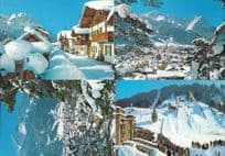 Garmisch Partenkirchen Olympic Games Skiing Slope 4x Postcard
