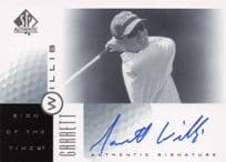 Garrett Willis Sign Of The Times Hand Signed 2001 SP Golf Autograph Card