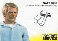 Gary Files Gerry Anderson's The Secret Service Autograph Card