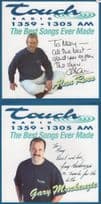 Gary McKenzie Alan Ross Capital Touch Welsh Radio 2x Hand Signed Photo s