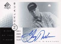 Gary Nicklaus Sign Of The Times Hand Signed 2001 SP Golf Autograph Card