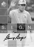 Gary Player Sign Of The Times Hand Signed 2002 SP Golf Autograph Card