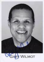 Gary Wilmot TV Presenter New Faces Large Hand Signed Photo