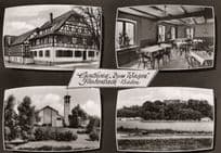 Gasthaus Zum Wagen Fautenbach Switzerland Real Photo Postcard