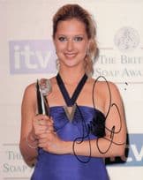 Gemma Bissix 2007 TV Soap Awards Trophy 10x8 Hand Signed Photo
