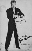 Gene Krupa Jazz Big Band Vintage Old Printed Autograph Signed Postcard