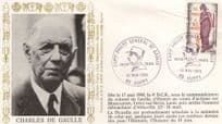General Charles De Gaulle WW2 French Military 1985 Hand Signed RARE FDC