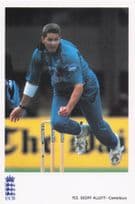 Geoff Allott Canterbury TCCB Classic Cricket Photo Postcard