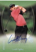 Geoff Ogilvy Authentic Rookies 2004 Golf SP Hand Signed Autograph Card