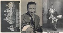 George Formby Scottish Comedian Steffani 3x Old Theatre Postcard s