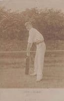 George Thorpe Sheffield Yorkshire Victorian Cricket Player RPC Old Postcard