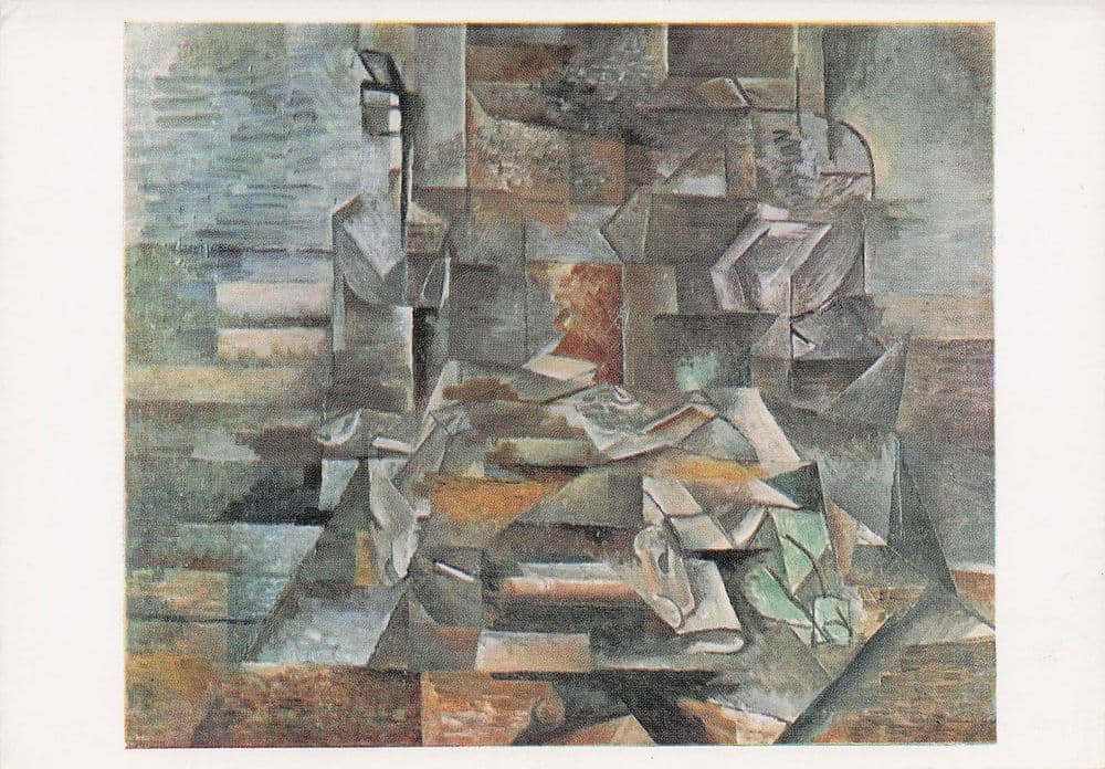 Georges Braques Still Life With Fish Tate Gallery London Painting Postcard