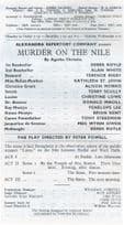 Georgine Anderson of HG Wells Dry Rot 1960s Theatre Programme
