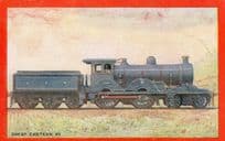 GER Great Eastern Railway Holden Class 4-4-0 Train Wrench Series Postcard