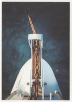 German Canoe Boat Ship Anchor Boat Postcard