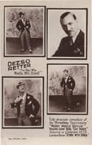 German Comedian Wrestler 1929 Revue London Comic Old Postcard