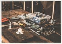 German Gas Pipes Plumbing Shed DIY Tools Gadgets German Postcard