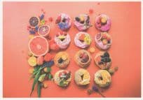 German Incredible Confectionary Cakes & Flowers Postcard