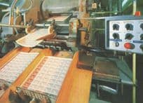 German Postage Stamp Berlin Printing Machine Postcard