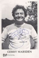 Gerry Marsden British Invasion Vintage Hand Signed Photo