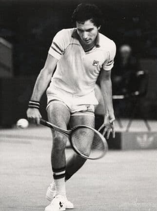 Gianni Ocleppo Italian Tennis Player 1980s Large Press Photo