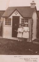 Giant Derby Human Size Dolls House Old Real Photo Postcard