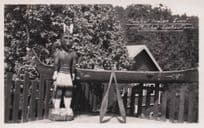 Giant Malahat Lookout Indian Canada Antique Real Photo Postcard