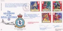 Gilbert & Sullivan TJ Williams Squadrons Of The RAF Hand Signed FDC
