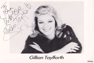 Gillian Taylforth Eastenders Hand Signed Cast Card Photo