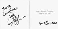 Gina Bellman Only Fools & Horses Hand Signed Christmas Card
