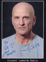 Giovanni Lombardo Father Spiletto In The Omen Large Hand Sigend Photo