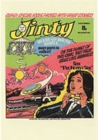Girls Captured Outer Space Human Zoo Jinty 1970s Comic Postcard