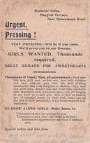 Girls Find Romance Meet A Husband Antique Dating Postcard