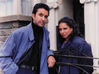 Gita Kapoor & Guppy Sharma Eastenders 1995 BBC Press Photo
