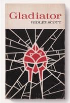 Gladiator Ridley Scott Film Movie As Rare Old Book Cover Postcard