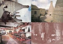 Gladstone Pottery Museum Staffs Drawing A Trial The Back Yard 4x Postcard s