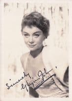 Glynis Johns Historic Actress Antique Hand Signed Photo