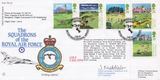 Golf 1994 J Middleton Military Squadrons Of The Royal Air Force Hand Signed FDC