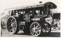 Goliath Steam Engine Fairground Society Amusements Tour PB Postcard Photo