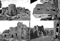 Goodrich Castle The Keep Gatehouse Chapel Tower 4x RPC Postcard s